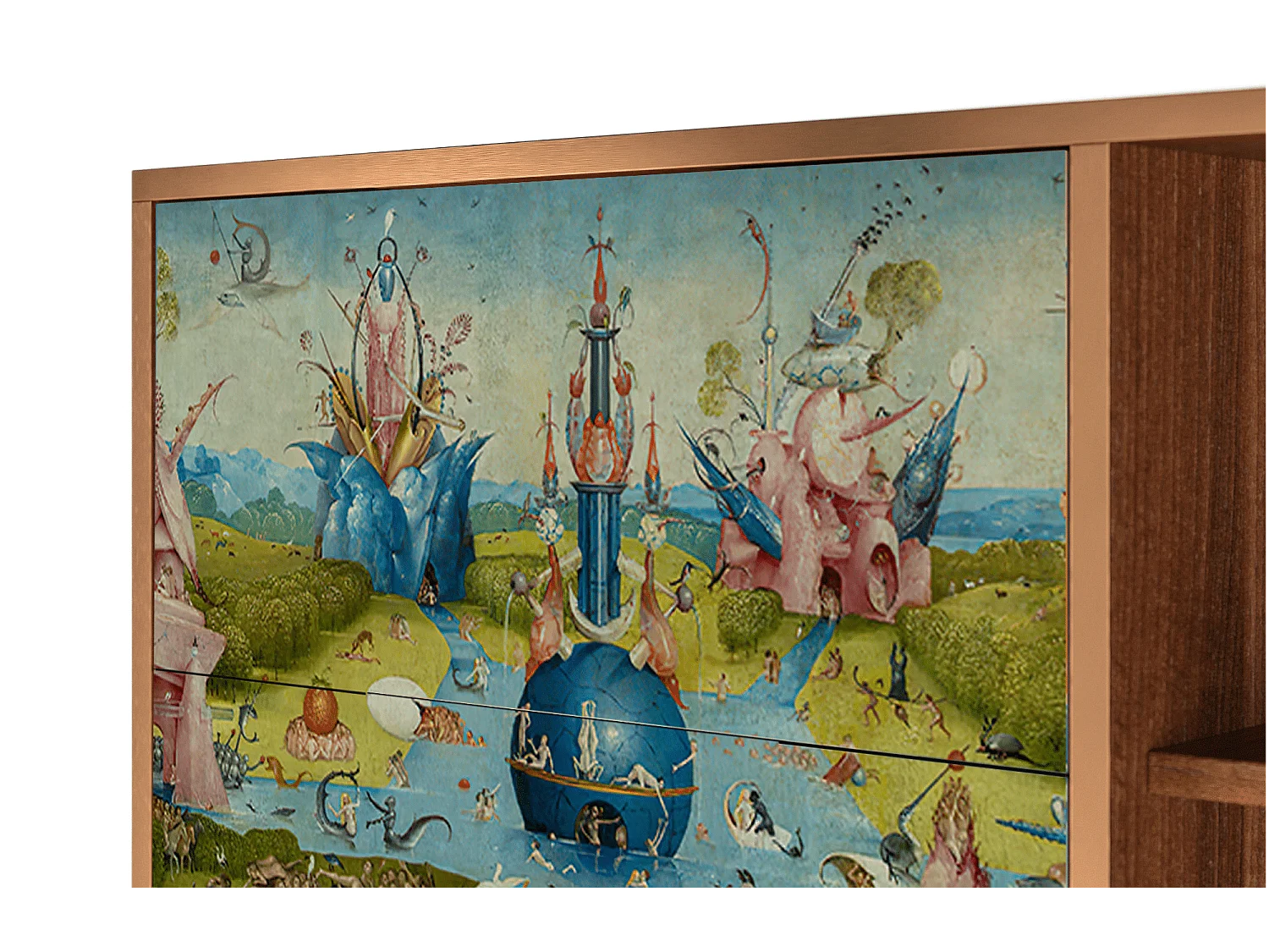 Kredens - 125x98x48 cm - BS2 - The Garden 2 by Bosch, Orzech