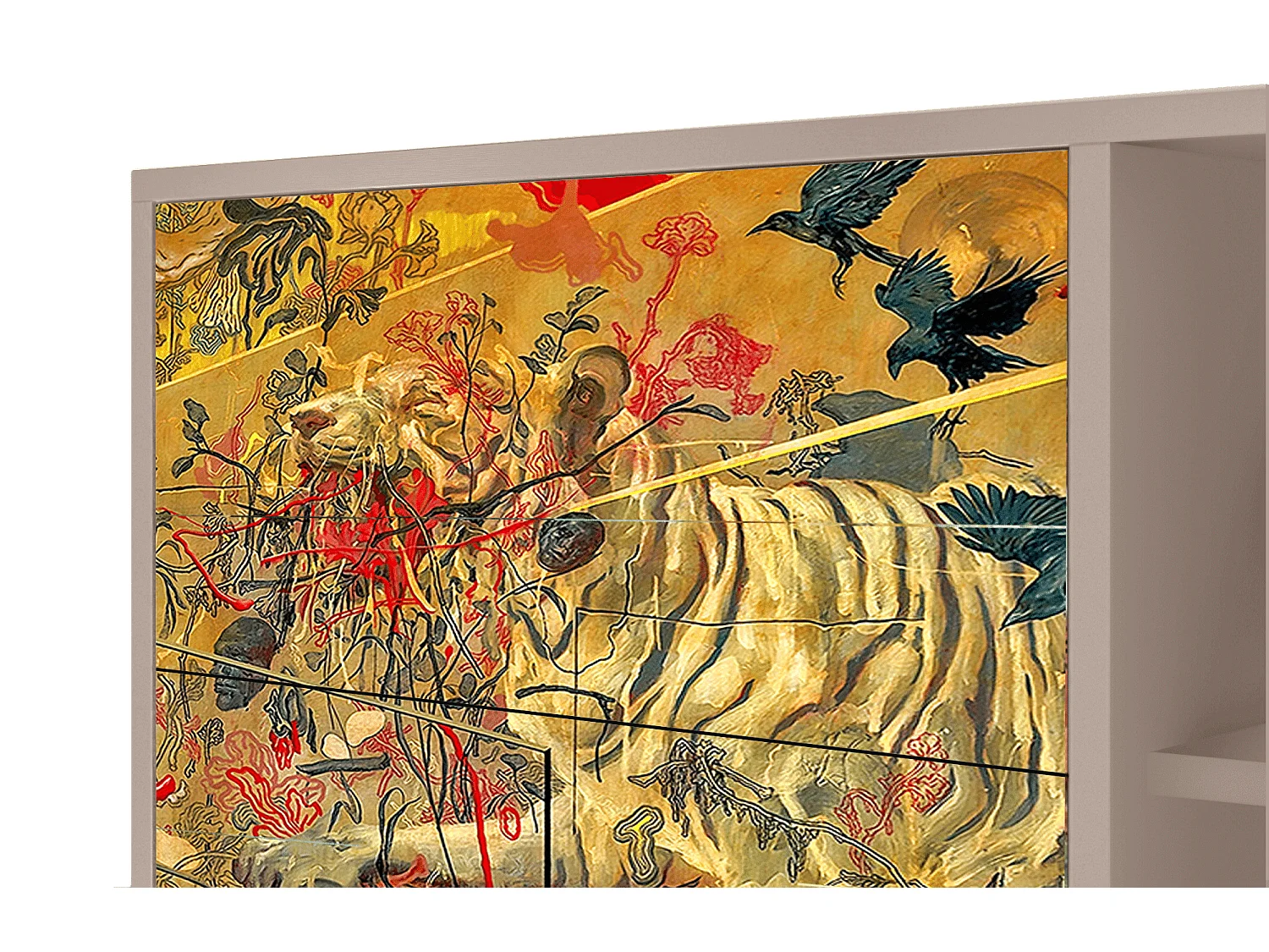 Aparador - 125x98x48 cm - BS2 - Blood by James Jean, Latte