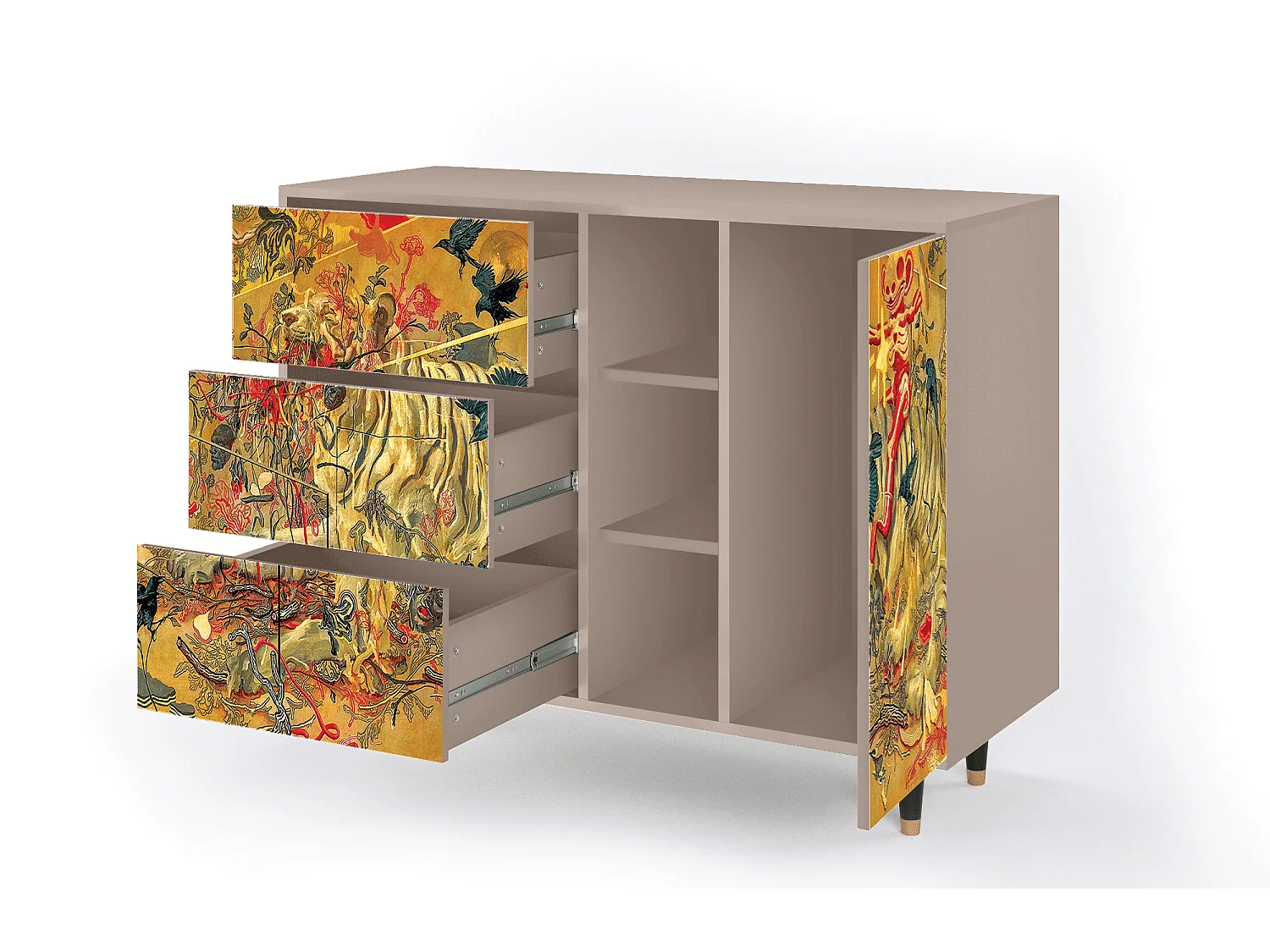 Aparador - 125x98x48 cm - BS2 - Blood by James Jean, Latte