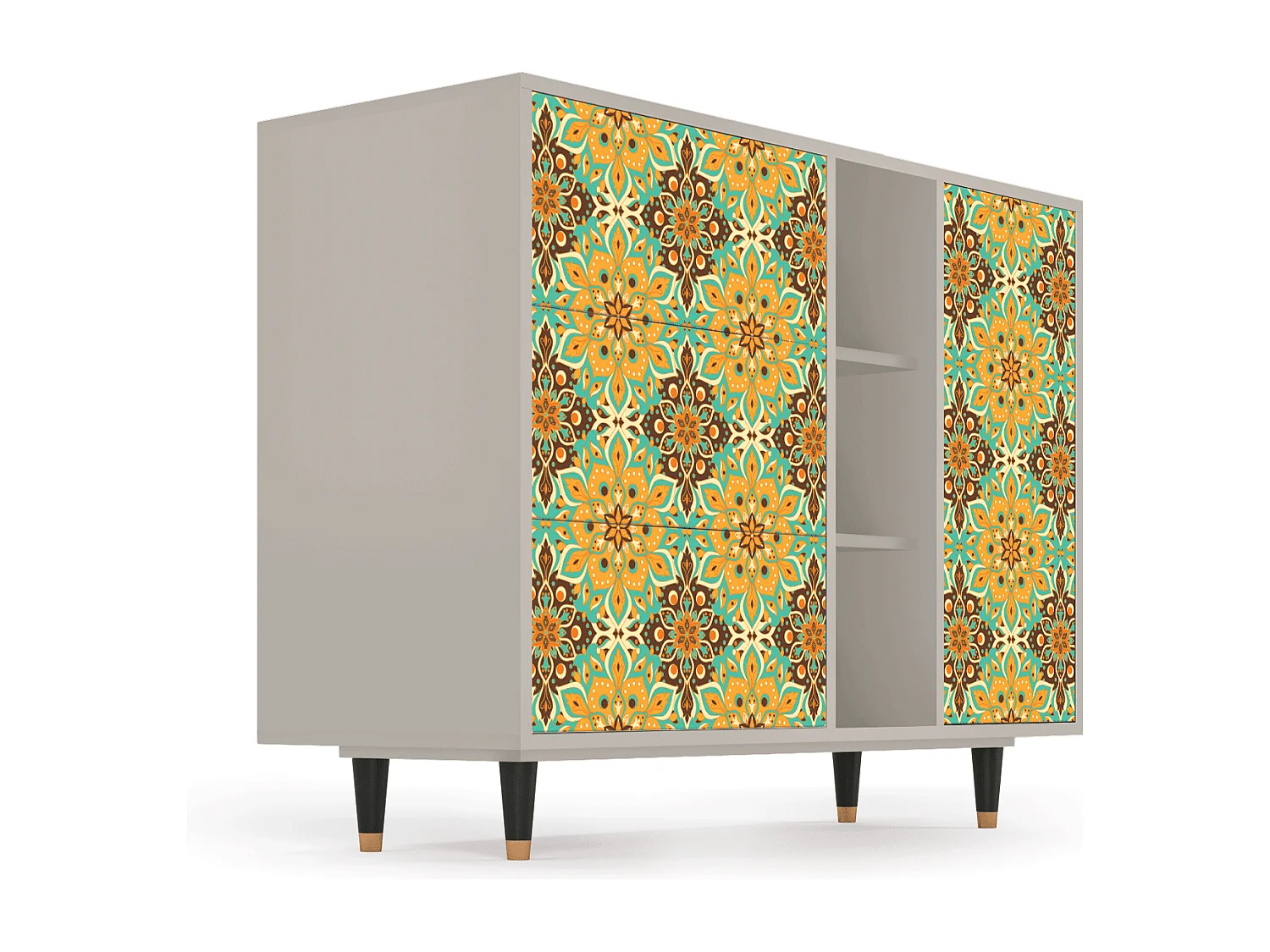 Aparador - 125x98x48 cm - BS2 - Indian Spices, Arena