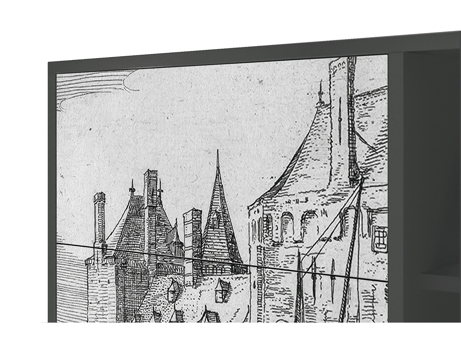 Buffet - 125x98x48 cm - BS2 - Castle by Breugel, Anthracite