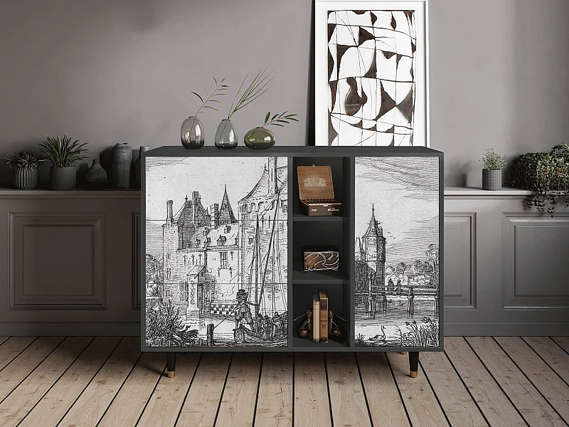 Buffet - 125x98x48 cm - BS2 - Castle by Breugel, Anthracite