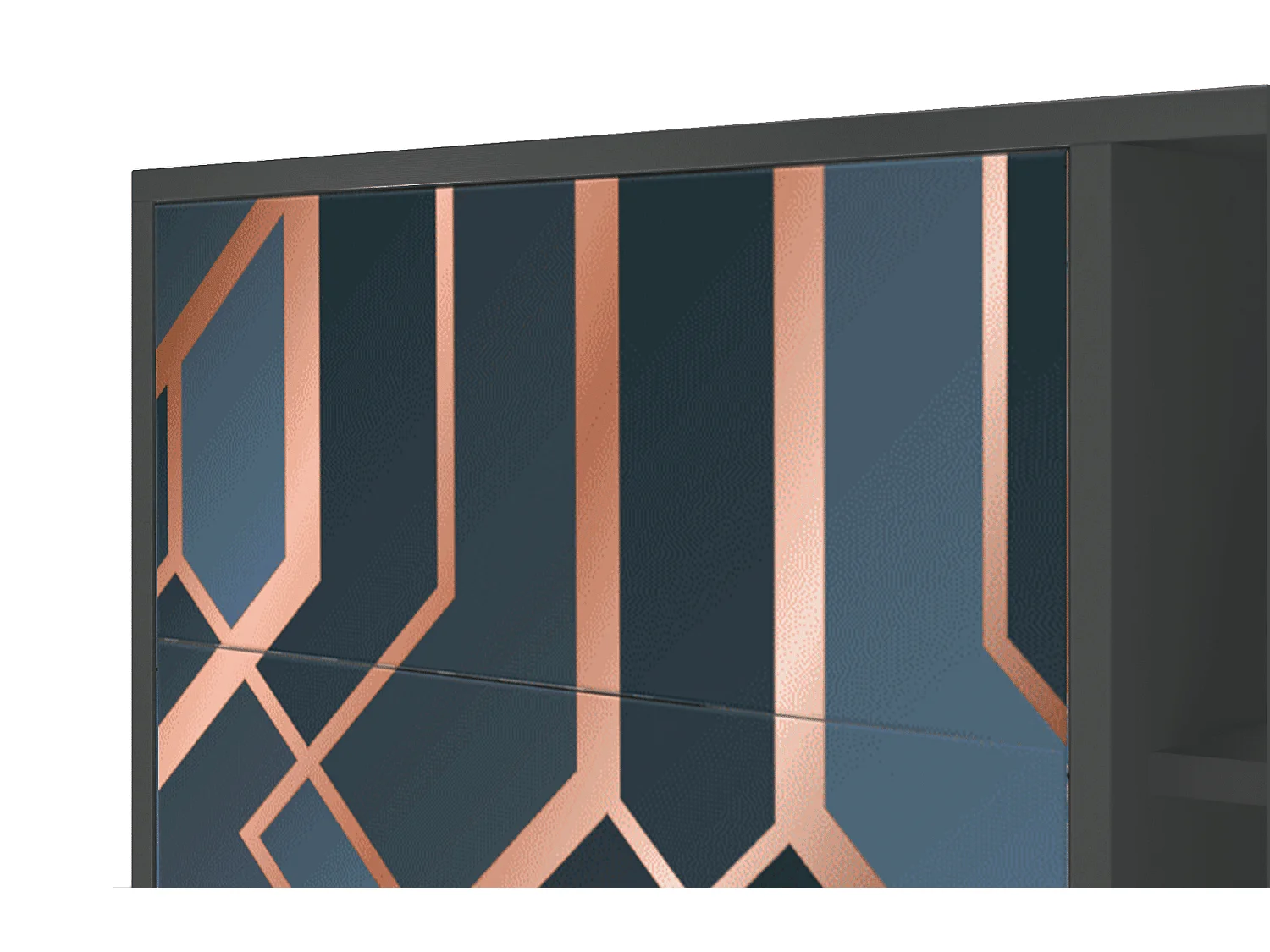 Dressoir - 125x98x48 cm - BS2 - Ashy 1920', Antraciet