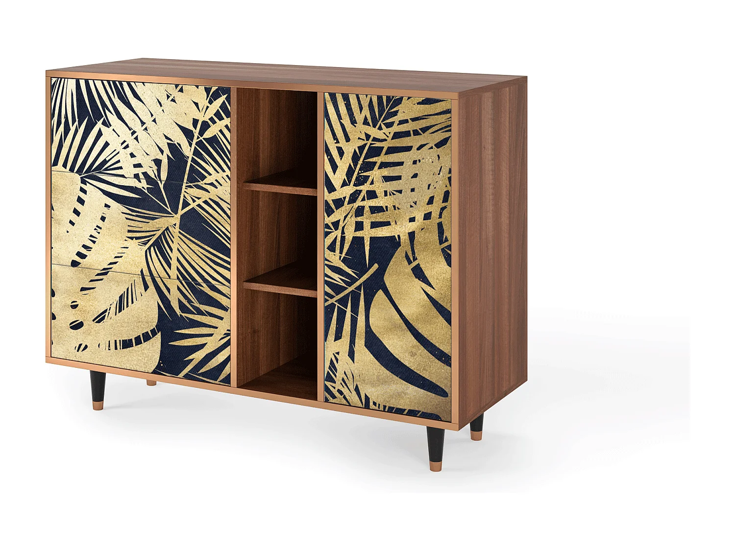 Buffet - 125x98x48 cm - BS2 - Jungle Vibes, Noyer
