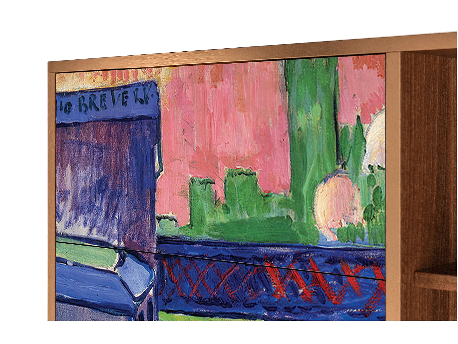 Buffet - 125x98x48 cm - BS2 - Charing Cross Bridge, Noyer