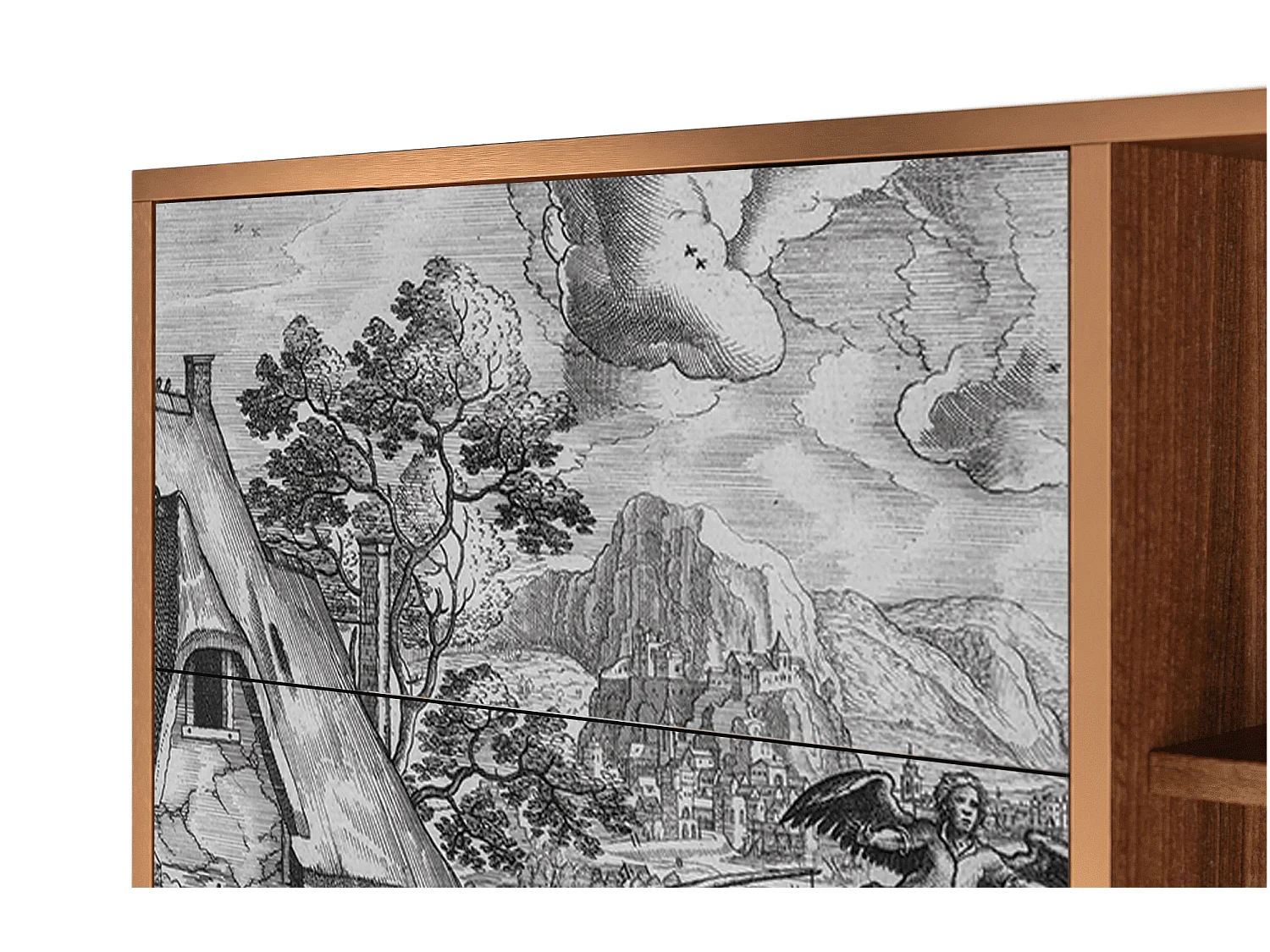 Buffet - 125x98x48 cm - BS2 - Departure, Noyer