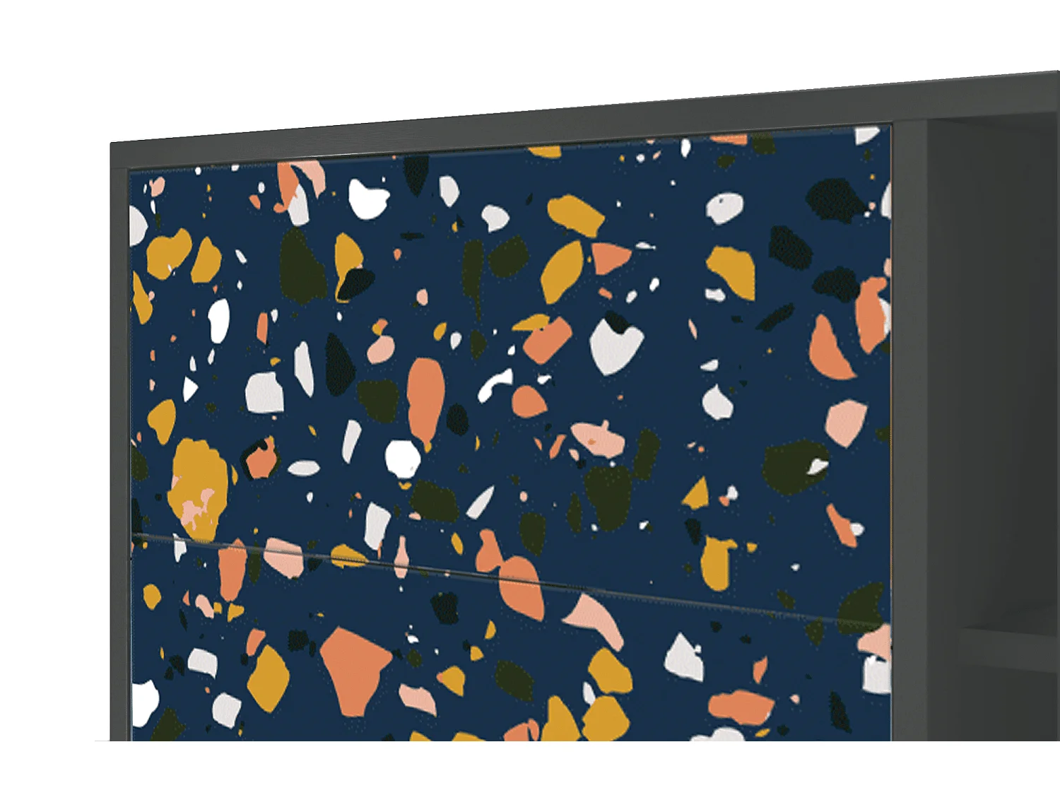 Buffet - 125x98x48 cm - BS2 - Night Sky Langhterns, Anthracite