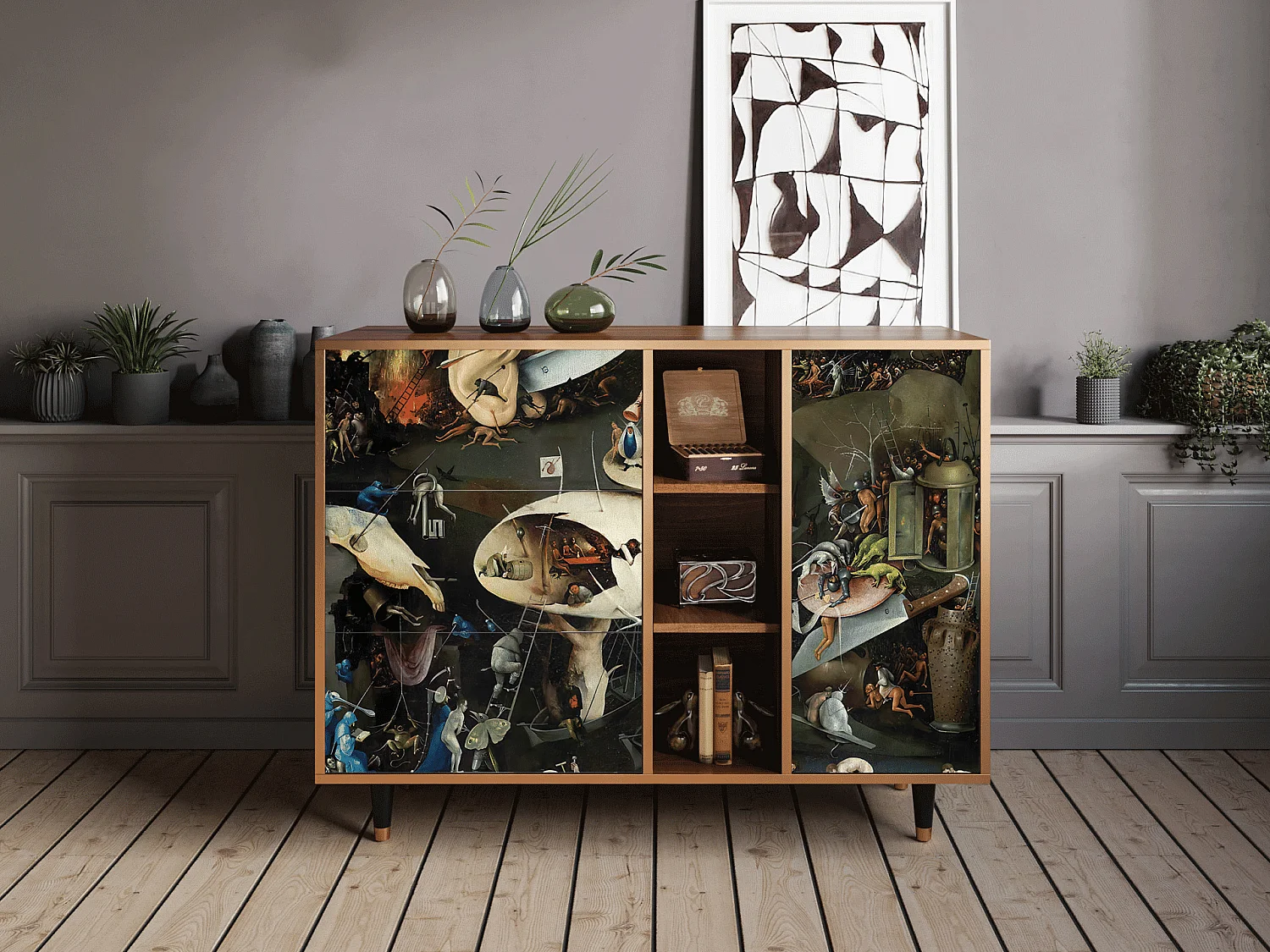 Sideboard - 125x98x48 cm - BS2 - The Garden 2, Walnuss