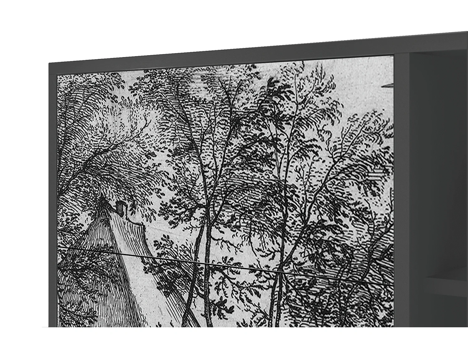 Buffet - 125x98x48 cm - BS2 - Village Road, Anthracite