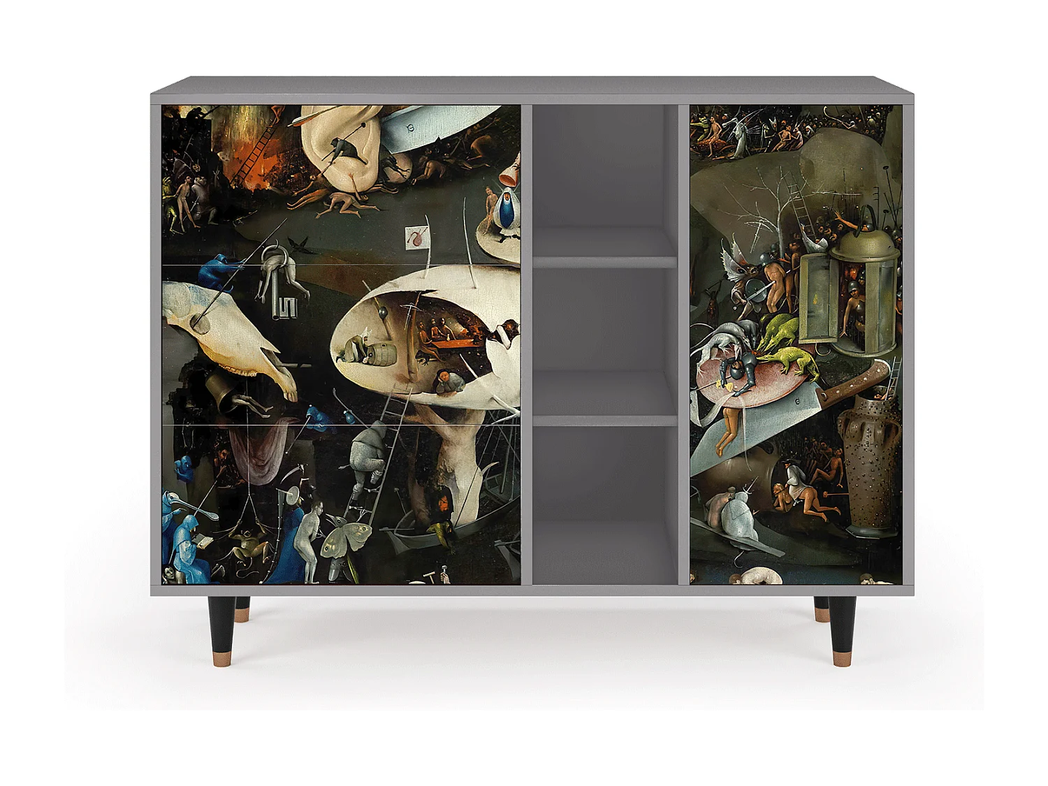Buffet - 125x98x48 cm - BS2 - The Garden 2, Gris