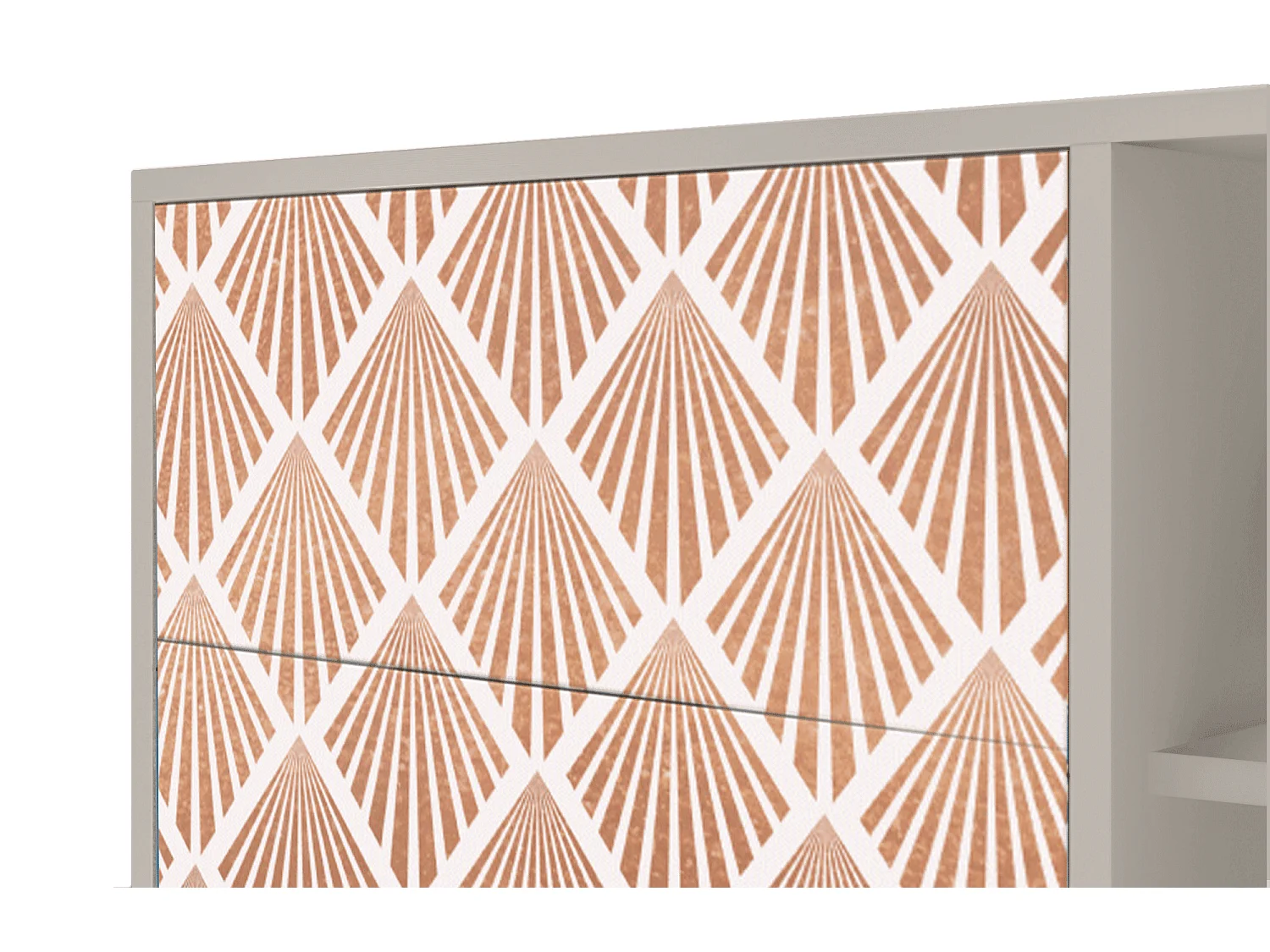 Dressoir - 125x98x48 cm - BS2 - Pastel Sunrise, Zand