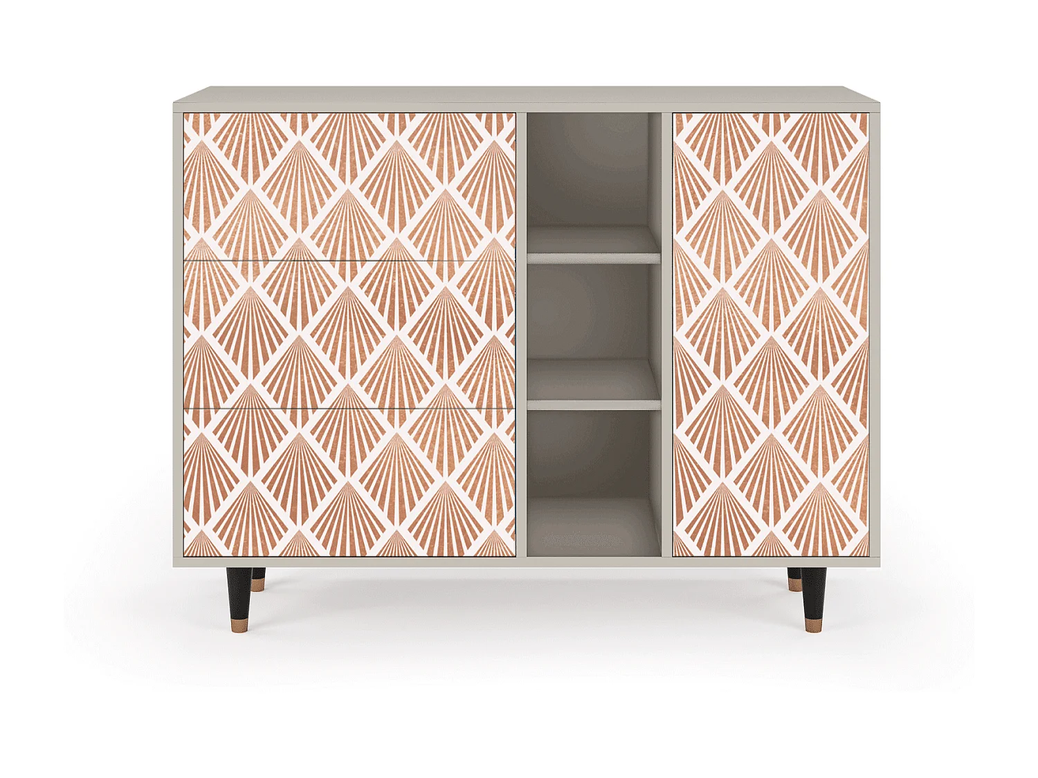 Buffet - 125x98x48 cm - BS2 - Pastel Sunrise, Sable