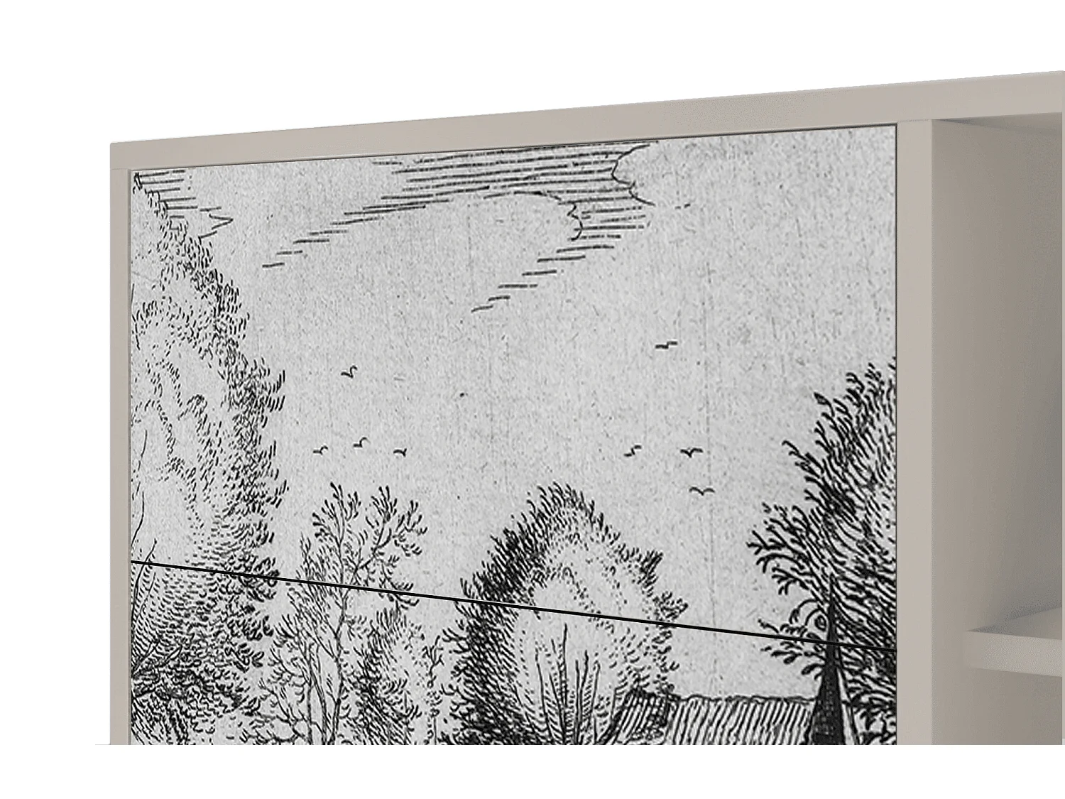 Buffet - 125x98x48 cm - BS2 - A Pond, Sable