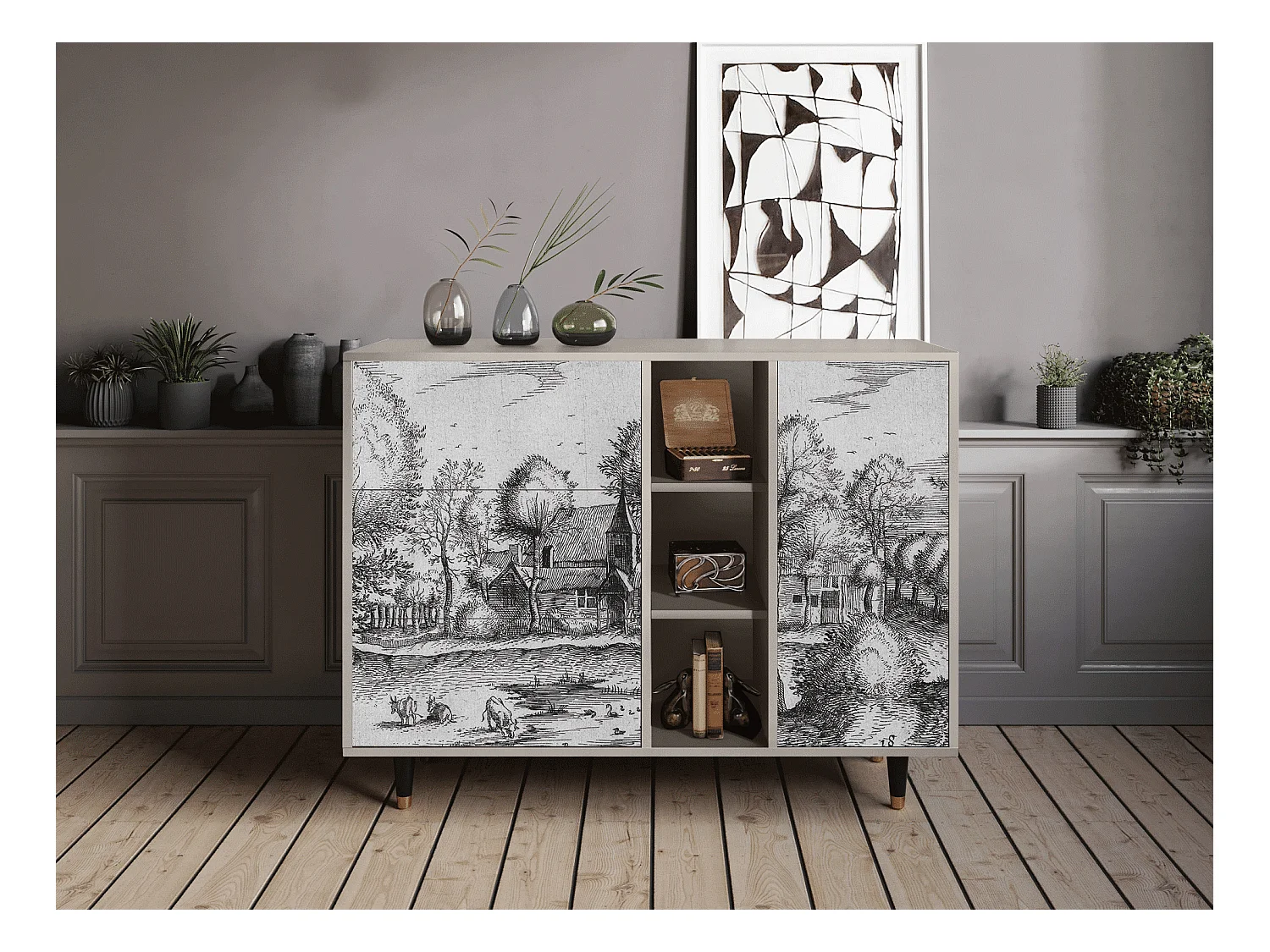 Buffet - 125x98x48 cm - BS2 - A Pond, Sable
