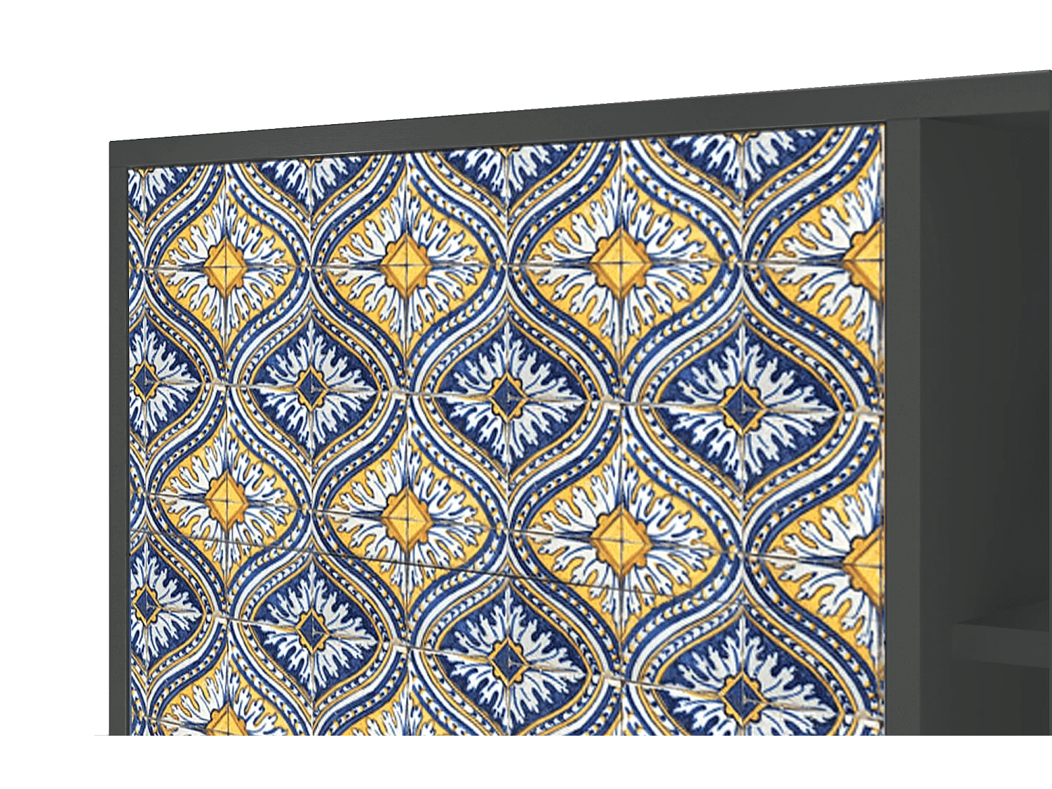 Aparador - 125x98x48 cm - BS2 - Illusory Pattern, Antracite