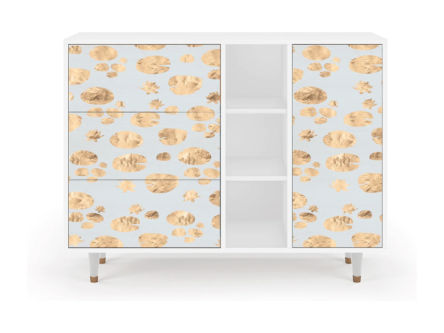 Buffet - 125x98x48 cm - BS2 - Blue Giraffe, Blanc