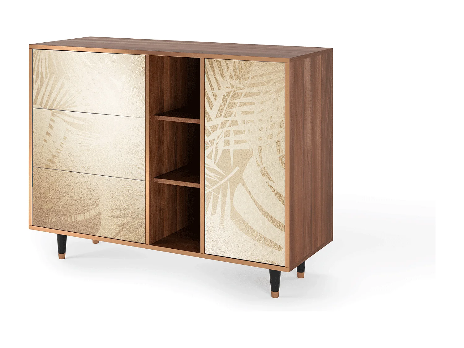 Buffet - 125x98x48 cm - BS2 - Plant of the Dessert, Noyer