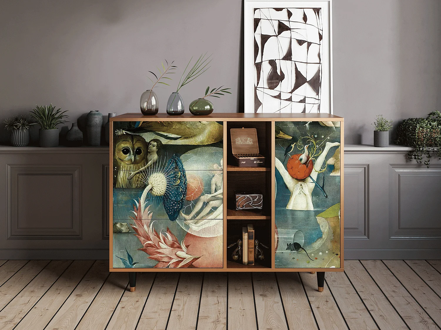 Dressoir - 125x98x48 cm - BS2 - The Garden Of by Bosch, Walnoot