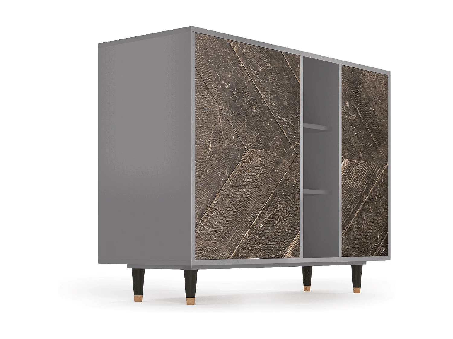 Credenza - 125x98x48 cm - BS2 - Wise Tree, Grigio