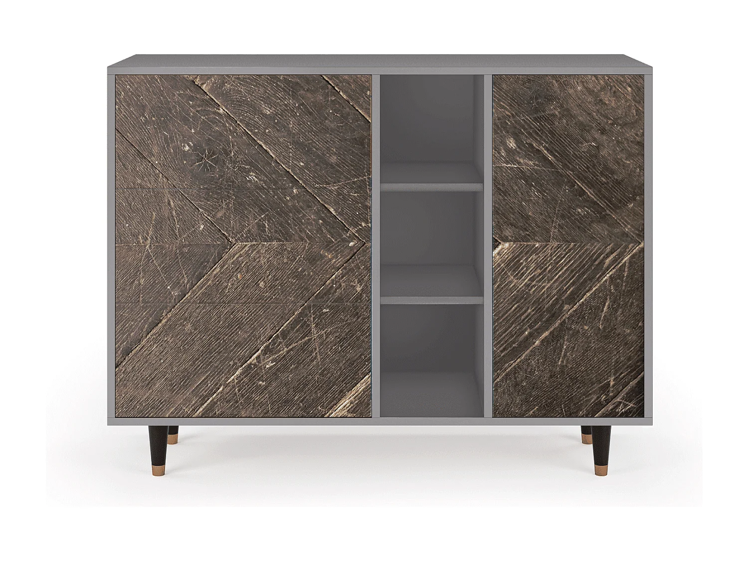 Buffet - 125x98x48 cm - BS2 - Wise Tree, Gris