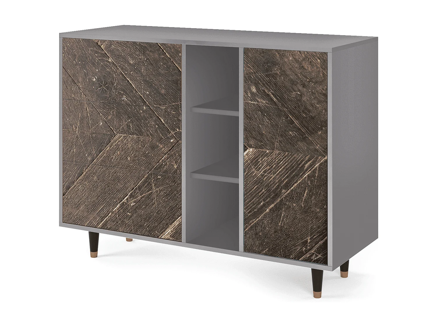 Buffet - 125x98x48 cm - BS2 - Wise Tree, Gris