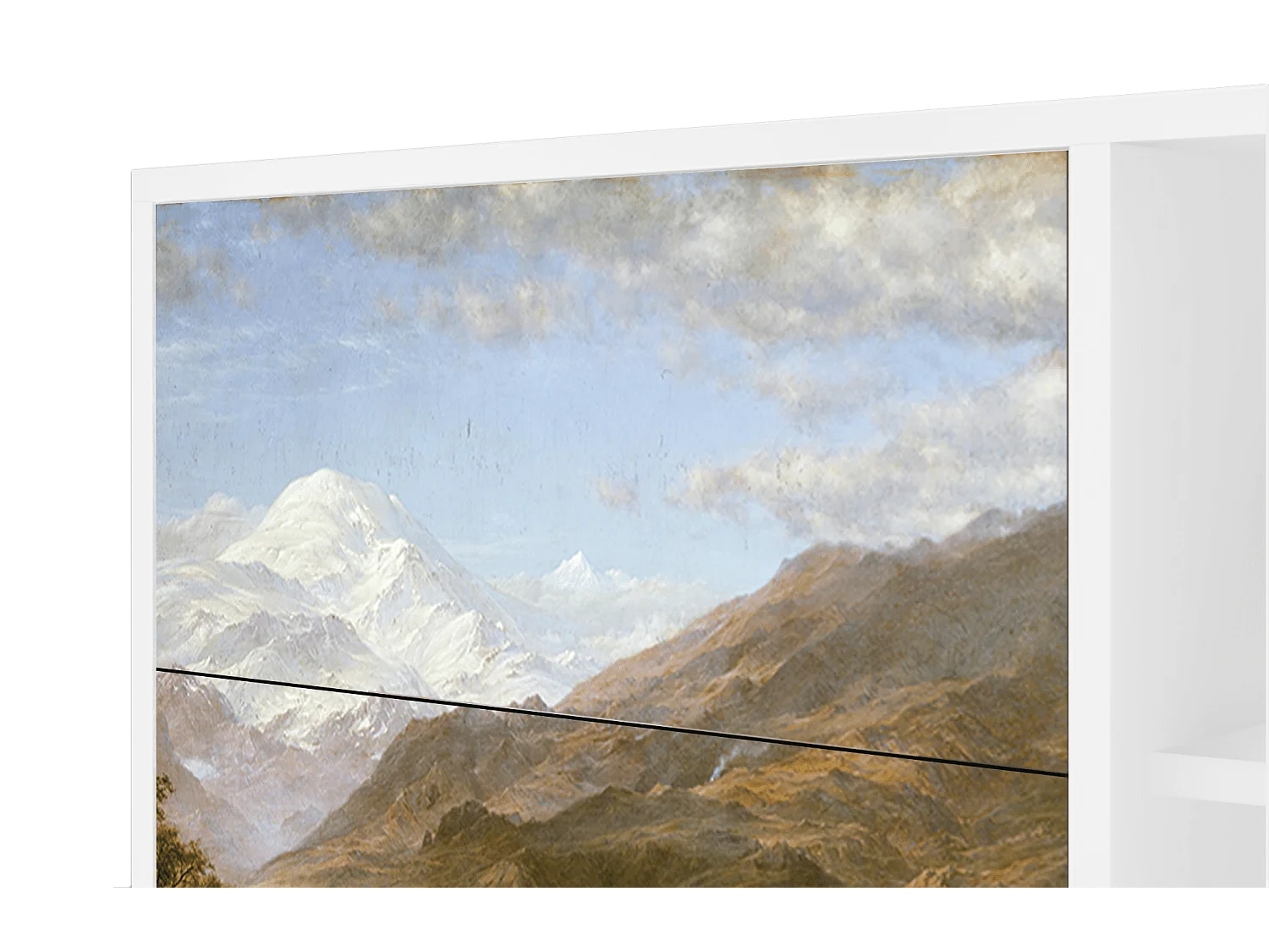 Aparador - 125x98x48 cm - BS2 - The Heart of the Andes , Blanco