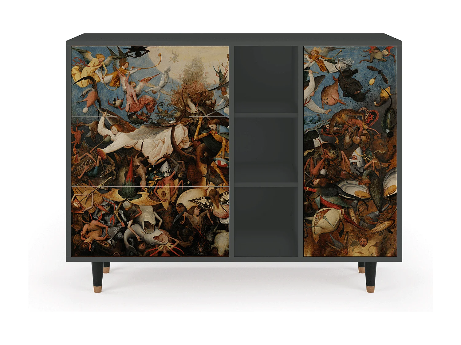 Buffet - 125x98x48 cm - BS2 - The Fall, Anthracite
