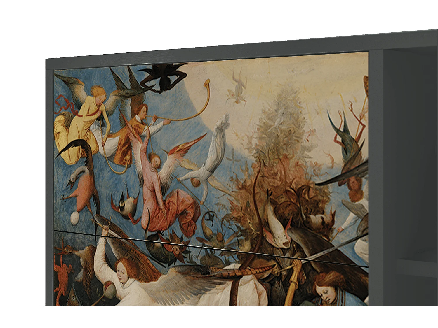 Buffet - 125x98x48 cm - BS2 - The Fall, Anthracite