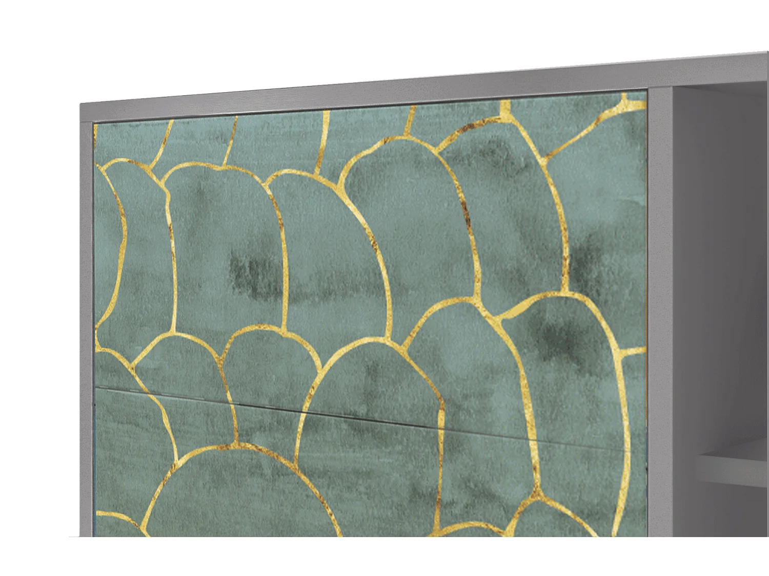 Aparador - 125x98x48 cm - BS2 - Magnificent Water Lily, Gris