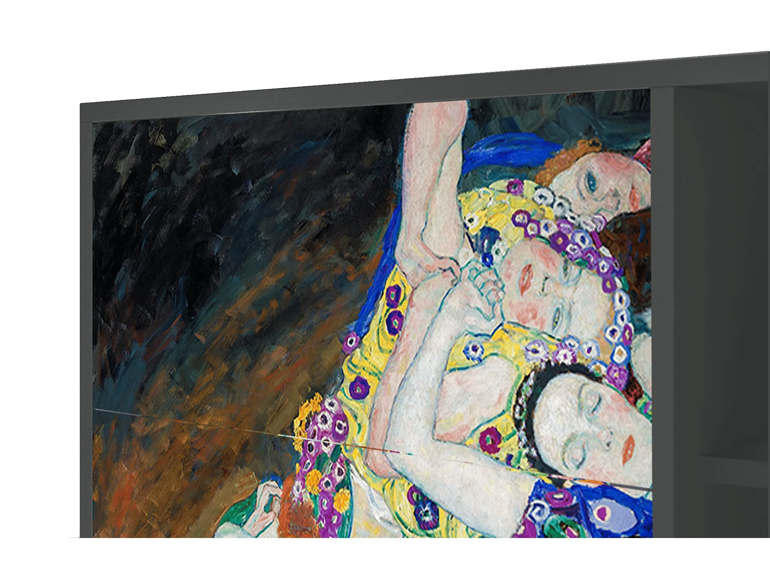 Kredens - 125x98x48 cm - BS2 - The Maiden by Klimt, Antracyt