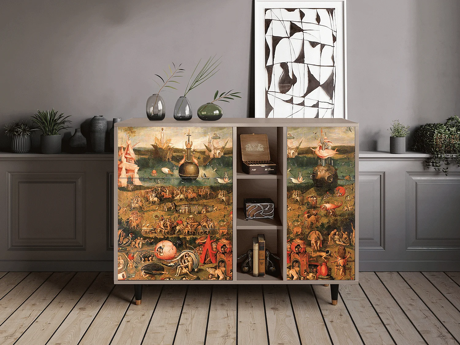 Buffet - 125x98x48 cm - BS2 - Garden of Delights , Latte