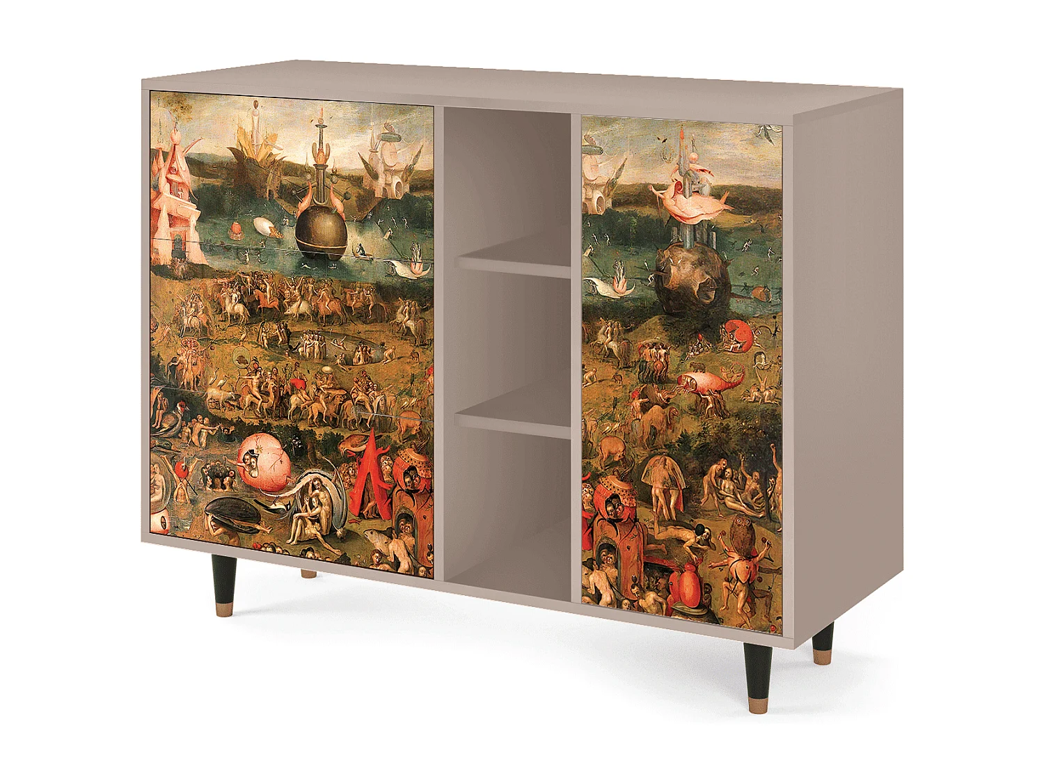 Kredens - 125x98x48 cm - BS2 - Garden of Delights , Latte