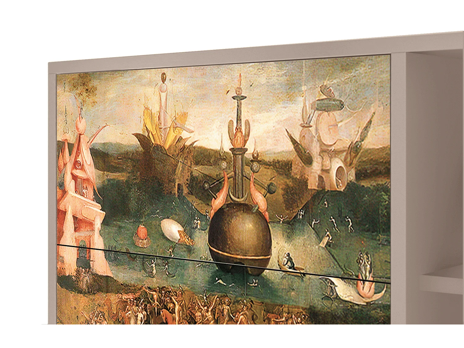 Kredens - 125x98x48 cm - BS2 - Garden of Delights , Latte