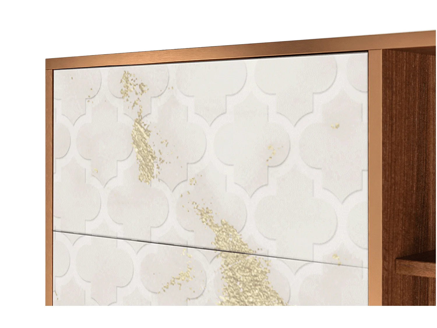 Buffet - 125x98x48 cm - BS2 - Sahara desert, Noyer