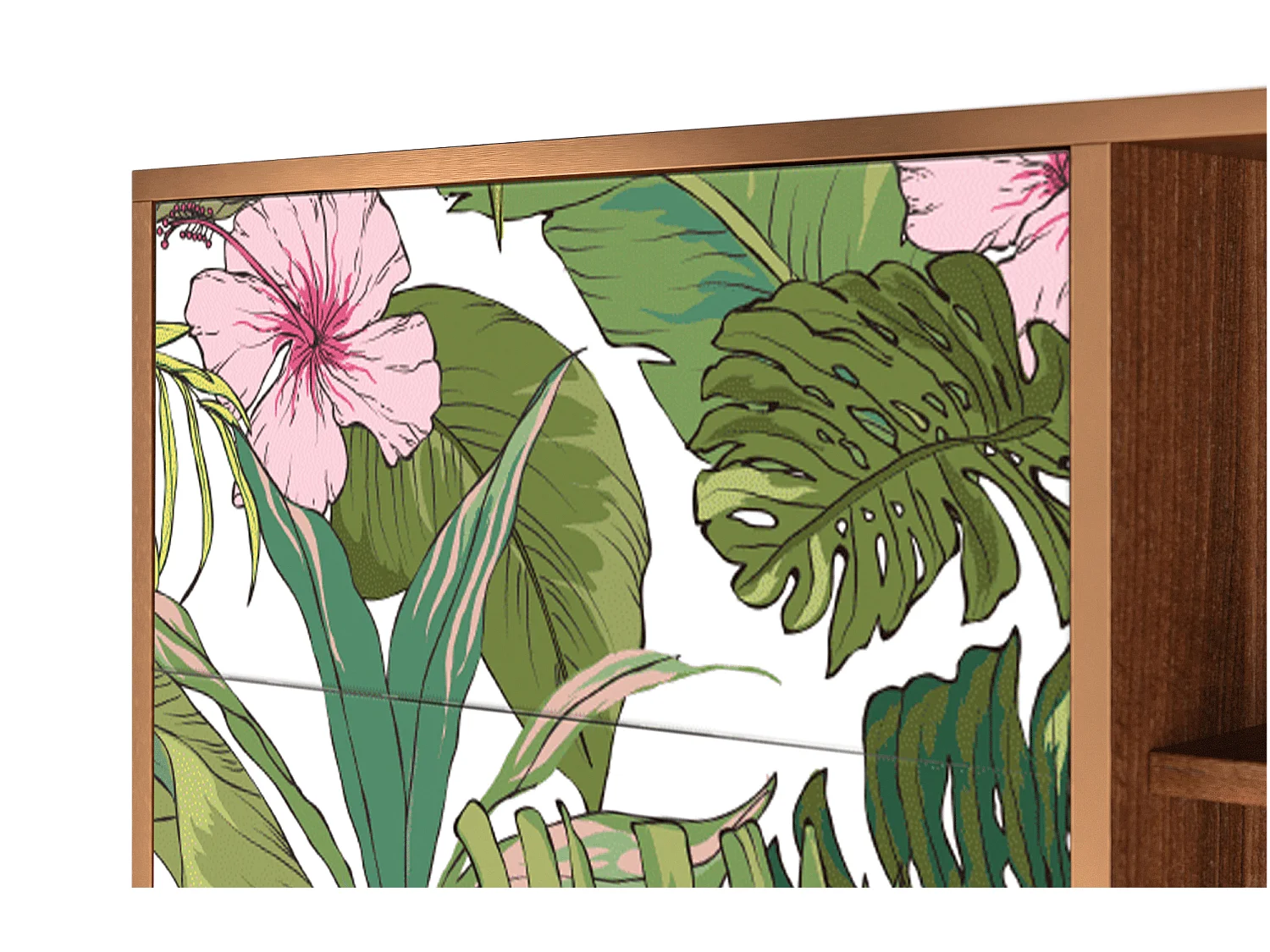 Dressoir - 125x98x48 cm - BS2 - Verdant Tropics, Walnoot