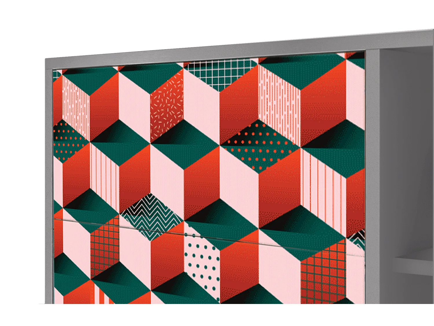 Dressoir - 125x98x48 cm - BS2 - Pepsi-Cola, Grijs