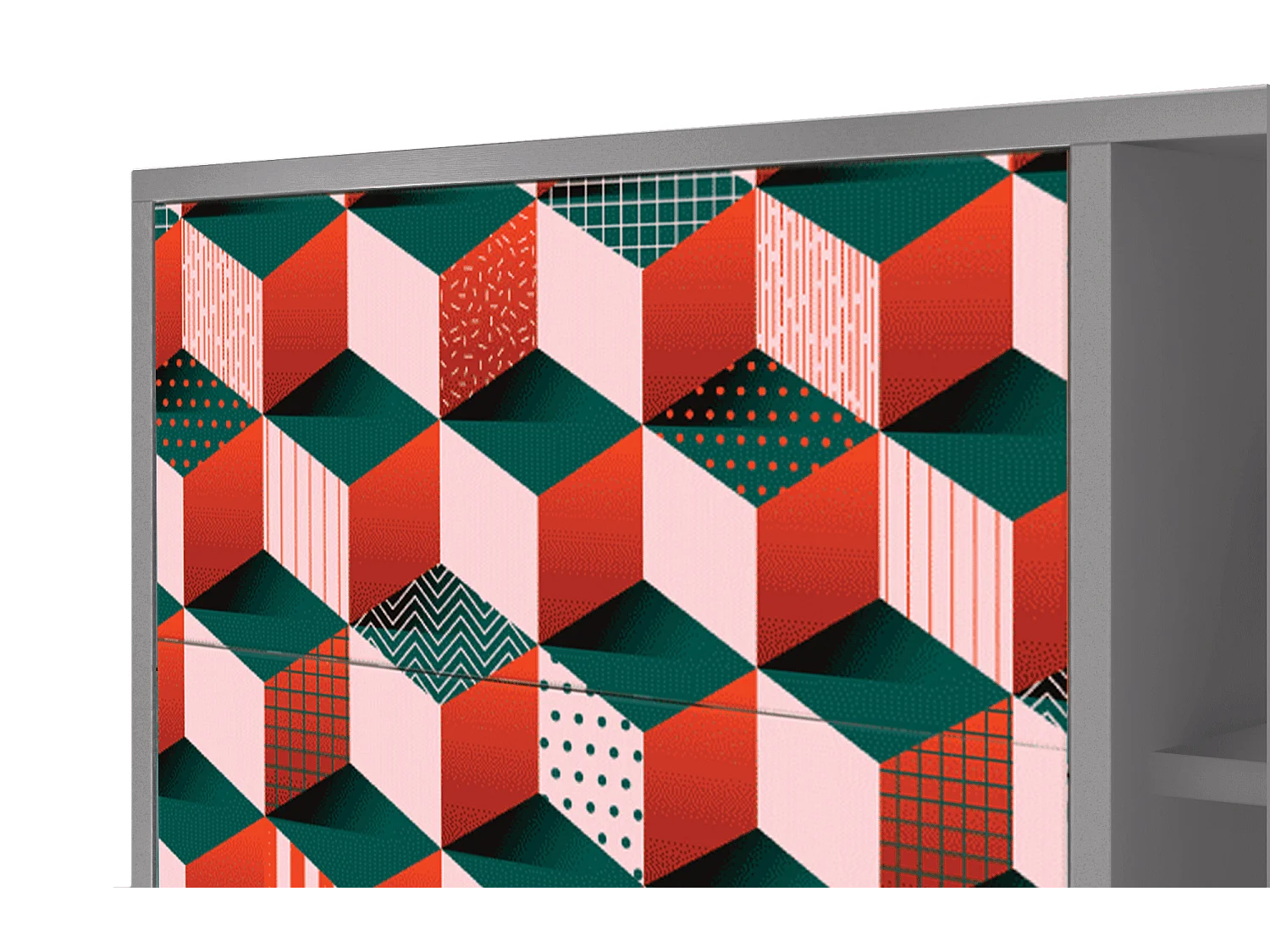 Buffet - 125x98x48 cm - BS2 - Pepsi-Cola, Gris