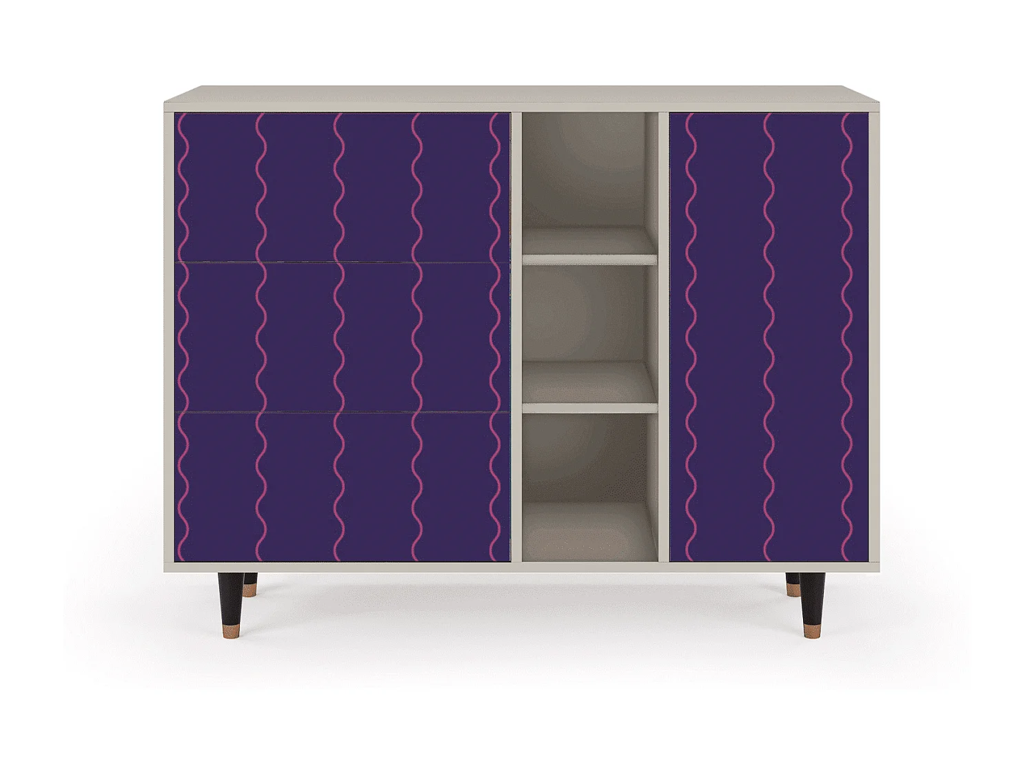 Buffet - 125x98x48 cm - BS2 - Grape Maccaroni, Sable