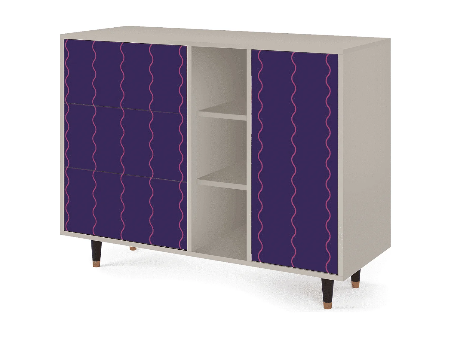Buffet - 125x98x48 cm - BS2 - Grape Maccaroni, Sable