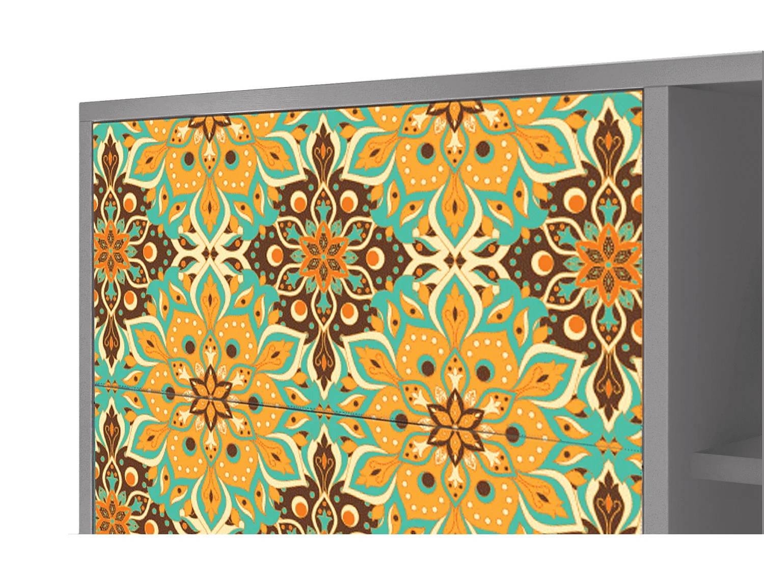 Sideboard - 125x98x48 cm - BS2 - Indian Spices, Grau