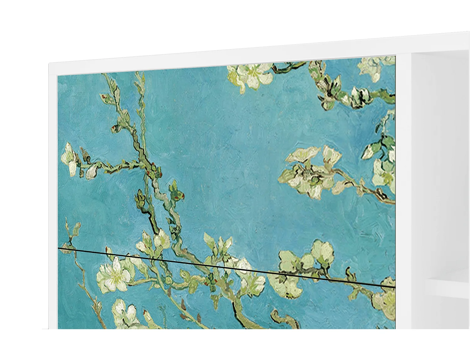 Buffet - 125x98x48 cm - BS2 - Almond Blossom, Blanc