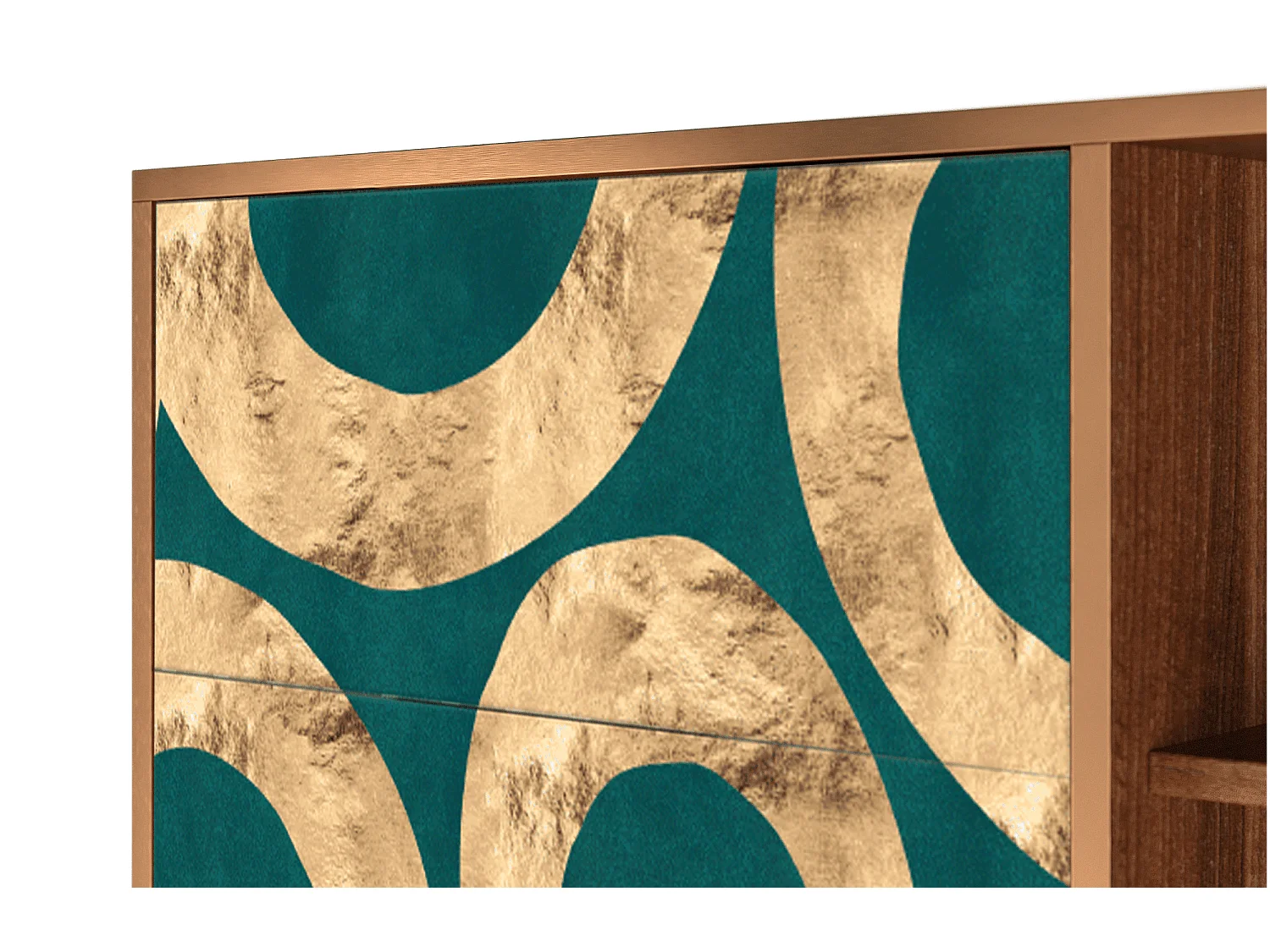 Dressoir - 125x98x48 cm - BS2 - Zircon Sphere, Walnoot