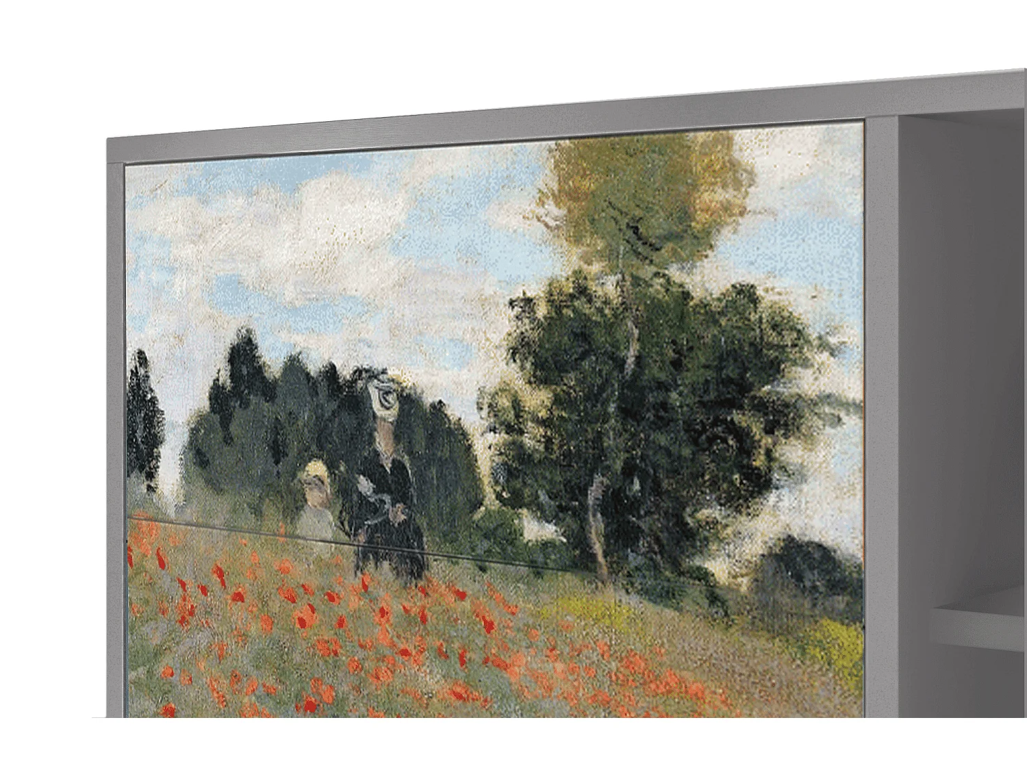 Buffet - 125x98x48 cm - BS2 - The Poppy Field   , Gris