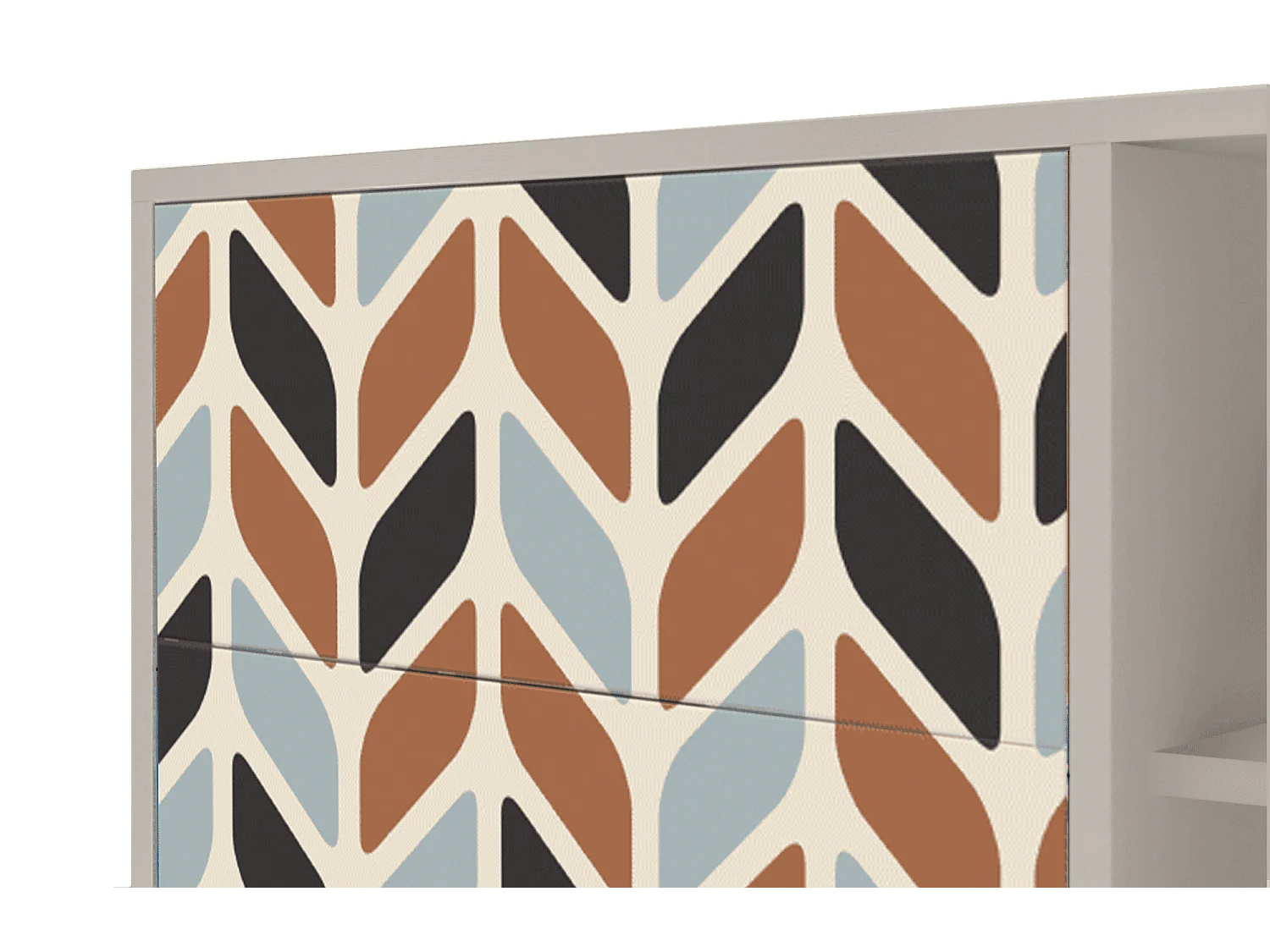 Aparador - 125x98x48 cm - BS2 - Beige Laure, Areia