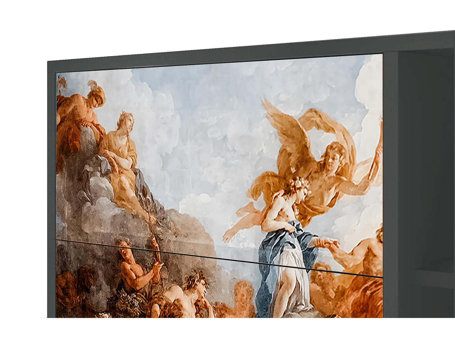 Dressoir - 125x98x48 cm - BS2 - Versailles, Antraciet