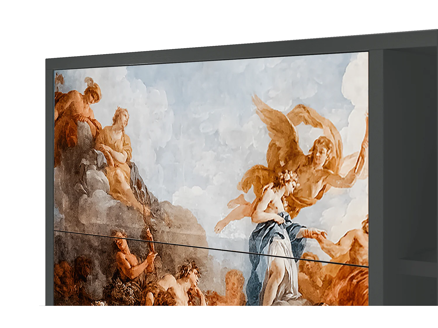 Buffet - 125x98x48 cm - BS2 - Versailles, Anthracite