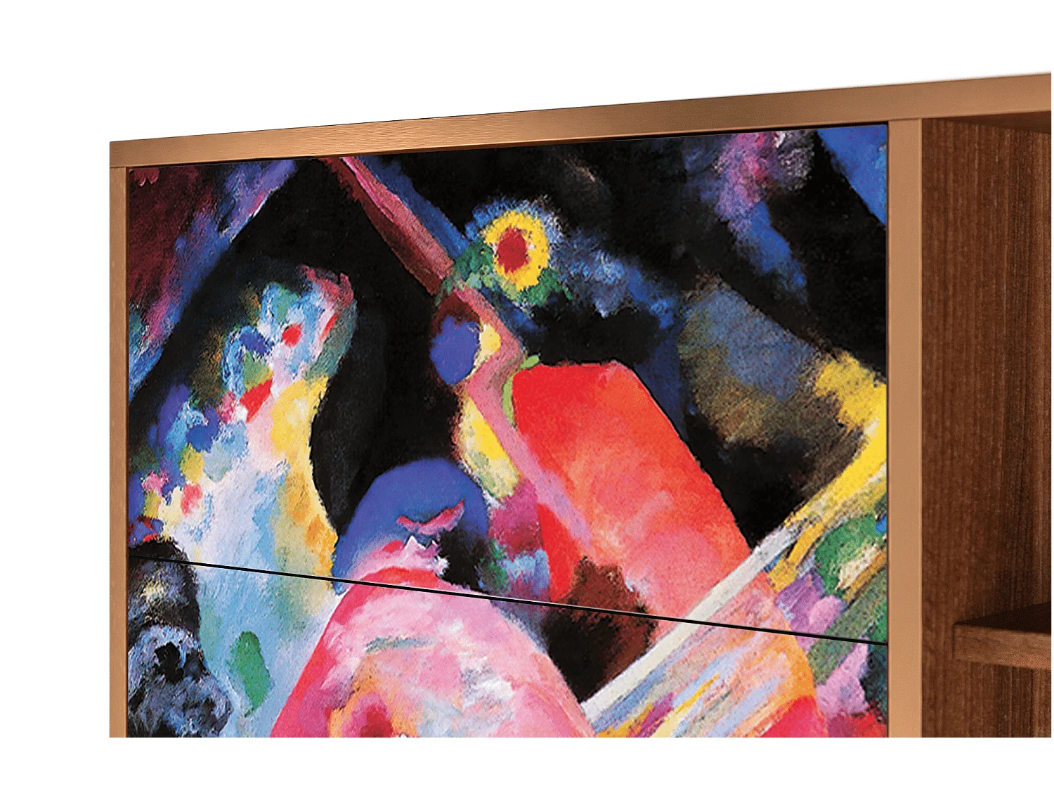 Dressoir - 125x98x48 cm - BS2 - Kandinsky, Walnoot