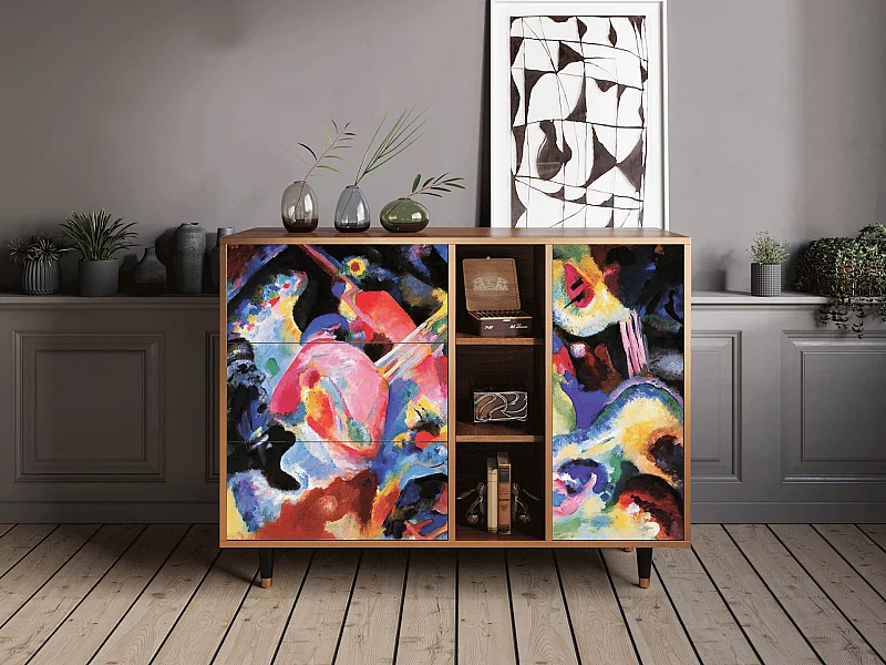 Buffet - 125x98x48 cm - BS2 - Kandinsky, Noyer