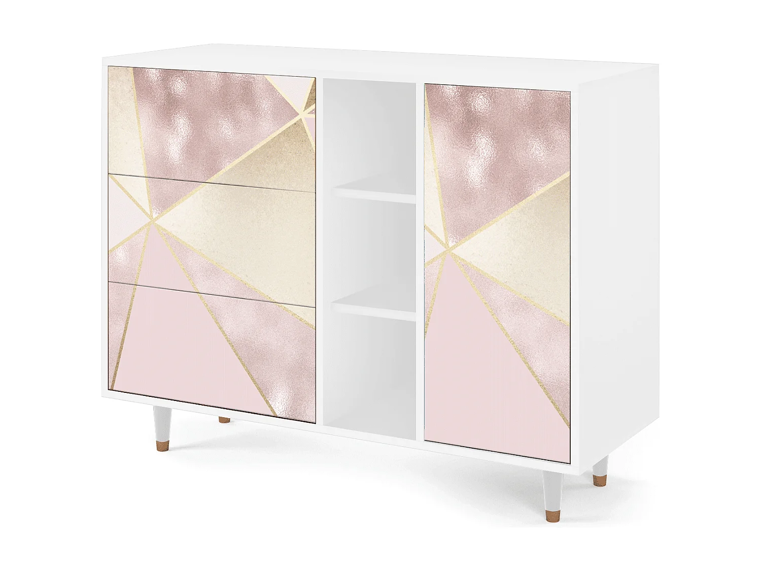 Sideboard - 125x98x48 cm - BS2 - Cosmopolitan Diva, Weiß