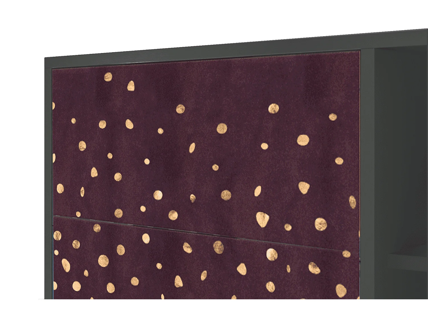 Buffet - 125x98x48 cm - BS2 - Glowworms, Anthracite